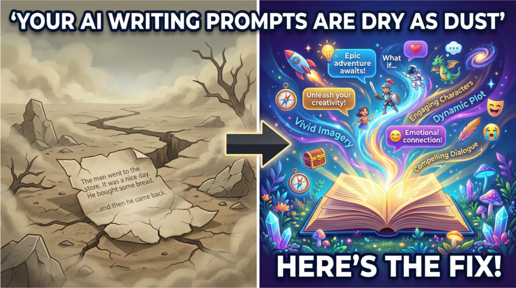 Comparison of generic AI writing prompts versus expert personality prompts for more engaging copy